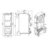 Купить Котел твердотопливный стальной Thermo Alliance Vulcan V 4.0 SF 27 в Киеве vannaja.kiev.ua