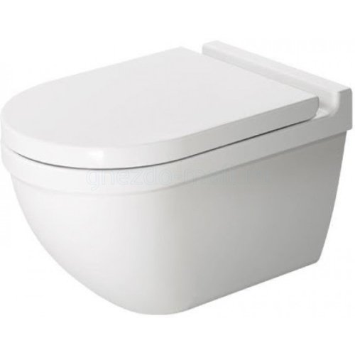 Унитаз подвесной Duravit Rimless Starck 3 с крышкой SoftClose (45270900A1) Купить Унитаз подвесной Duravit Rimless Starck 3 с крышкой SoftClose (45270900A1) в Киеве vannaja.kiev.ua