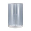 Купити Душова кабіна Lidz Latwa SC90x90.SAT.LOW.GR, скло тон. 4 мм + Lidz Душовий піддон KAPIELKA ST90x90x15 в Києві vannaja.kiev.ua