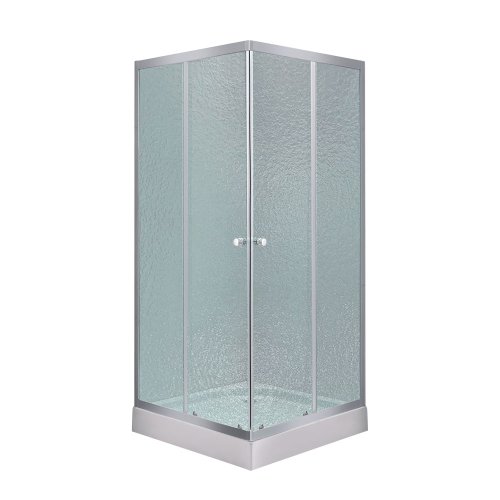 Купить Lidz Wawel SC80x80.SAT.LOW.FR Душевая кабина квадратная, стекло Frost 4 мм + Lidz Душевой поддон KAPIELKA ST80x80х14 в Киеве vannaja.kiev.ua