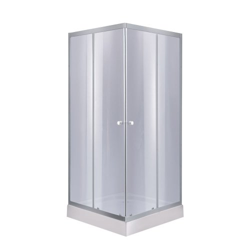 Купить Душевая кабина Lidz Wawel SC80x80.SAT.LOW.GR, стекло тон. 4 мм + Lidz Душевой поддон KAPIELKA ST80x80х14 в Киеве vannaja.kiev.ua