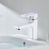 Купити Змішувач для раковини Lidz Wawel 001 (k35) LDWAW001WHI45397 White в Києві vannaja.kiev.ua