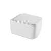 Купить Унитаз подвесной 53 см Qtap Gemini безободковый с сиденьем Soft-close QT2533076EUQW Ultra Quiet в Киеве vannaja.kiev.ua