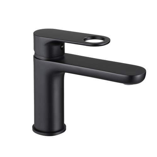Купить Смеситель для раковины Qtap Jay QTJAY270BLM45545 Black Matt в Киеве vannaja.kiev.ua