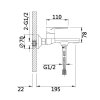 Купить Смеситель для ванны Qtap Jay (c душевым гарнитуром) QTJAY259CRW45553 Chrome/White в Киеве vannaja.kiev.ua