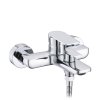Купить Смеситель для ванны Qtap Aries (c душевым гарнитуром) QTARI259CRM45559 Chrome в Киеве vannaja.kiev.ua