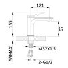 Змішувач для раковини Qtap Presto QTPRE270GRP45581 Graphite Купити Змішувач для раковини Qtap Presto QTPRE270GRP45581 Graphite в Києві vannaja.kiev.ua