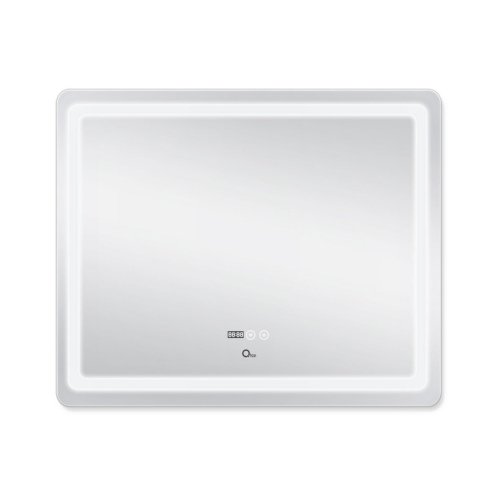 Купить Зеркало с антизапотеванием 900х700 Qtap Mideya с LED-подсветкой Touch с димером регулировки яркости Reverse QT2078NCF9070W в Киеве vannaja.kiev.ua