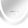 Купить Зеркало Qtap Mideya 500х700 с LED-подсветкой Touch, с антизапотеванием, с часами, диммером, рег. яркости QT2078NCR5070W в Киеве vannaja.kiev.ua