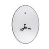 Купить Зеркало Qtap Mideya 500х700 с LED-подсветкой Touch, с антизапотеванием, с часами, диммером, рег. яркости QT2078NCR5070W в Киеве vannaja.kiev.ua