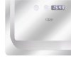Купить Зеркало Qtap Mideya 1000х600 с LED-подсветкой Touch, с антизапотеванием, с часами, диммером, рег. яркости QT2078NCF10060W в Киеве vannaja.kiev.ua