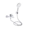 Купить Смеситель для ванны Qtap Vlasta New (c душевым гарнитуром) QTVLA259CRM45642 Chrome в Киеве vannaja.kiev.ua