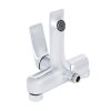 Купить Смеситель для ванны Qtap Vlasta New (c душевым гарнитуром) QTVLA259CRM45642 Chrome в Киеве vannaja.kiev.ua