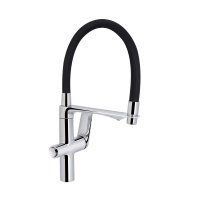 Смеситель для кухни Qtap Vlasta New с выдвижным изливом QTVLA344CRM45646 Chrome