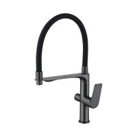 Смеситель для кухни Qtap Vlasta New с выдвижным изливом QTVLA344CRM45646 Chrome