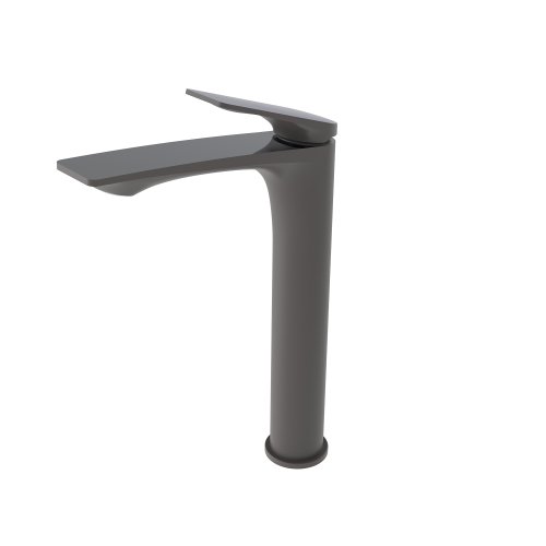 Купити Змішувач для раковини Qtap Vlasta New високий QTVLA269GMB45653 Gunmetal Black PVD в Києві vannaja.kiev.ua