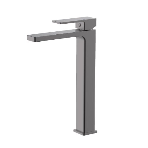 Купити Змішувач для раковини Qtap Gemini високий QTGEM269GMB45680 Gunmetal Black PVD в Києві vannaja.kiev.ua