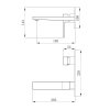 Купить смеситель Чехи для раковины скрытого монтажа Qtap Gemini QTGEM273GMB45695 Gunmetal Black PVD, черно-серый в Киеве vannaja.kiev.ua