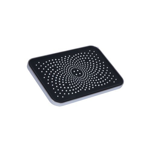Купить Лейка для верхнего душа Qtap Hlavova 260x180 мм прямоугольная QTHLA107CRM45784 Chrome/Black в Киеве vannaja.kiev.ua