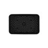 Купить Лейка для верхнего душа Qtap Hlavova 260x180 мм прямоугольная QTHLA107CRM45784 Chrome/Black в Киеве vannaja.kiev.ua