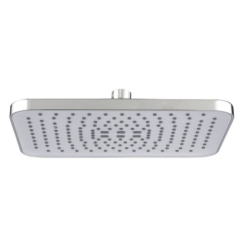 Купить Лейка для верхнего душа Qtap Hlavova 260x180 мм прямоугольная QTHLA107CRM45785 Chrome/White в Киеве vannaja.kiev.ua