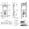 Geberit 458.178.21.1 Инсталляция Duofix 12см Комплект для Подвесного Унитаза с бачком UP100 с Фронтальной Клавишой Delta51 в Цвете Сатин 458178211 Купить Geberit 458.178.21.1 Инсталляция Duofix 12см Комплект для Подвесного Унитаза с бачком UP100 с Фронтальной Клавишой Delta51 в Цвете Сатин 458178211 в Киеве vannaja.kiev.ua