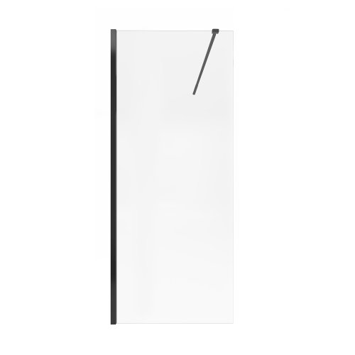 Купить Душевая перегородка Qtap Walk-In Standard BLM2011.C8 100х190 см, стекло Clear 8 мм, покрытие CalcLess STDBLM2011C8 в Киеве vannaja.kiev.ua