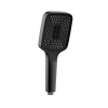 Купити Лійка для ручного душу Qtap Rucni 140x110 мм прямокутна QTRUC125BLM45955 Black Matt в Києві vannaja.kiev.ua