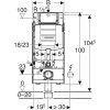 Монтажный элемент для подвесного унитаза Geberit GIS, 114 cm, со встроенным бачком Sigma 12 (461.311.00.5) Купить Монтажный элемент для подвесного унитаза Geberit GIS, 114 cm, со встроенным бачком Sigma 12 (461.311.00.5) в Киеве vannaja.kiev.ua