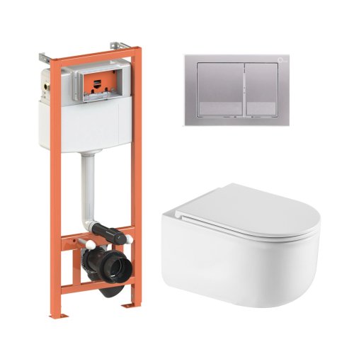 Комплект: Qtap Taurus Ultra Quiet унитаз подвесной QT2433084EUQW + Nest комплект инсталляции 4в1 (Клавиша квадратная Satin) QT0133M425+QT0111M06029SAT Купить Комплект: Qtap Taurus Ultra Quiet унитаз подвесной QT2433084EUQW + Nest комплект инсталляции 4в1 (Клавиша квадратная Satin) QT0133M425+QT0111M06029SAT в Киеве vannaja.kiev.ua