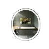 Купить Зеркало Qtap Gemini 800х700 с LED-подсветкой Touch, с антизапотеванием, с диммером, рег. темп. цвета (3000-6500K) Reverse QT2578R8071W в Киеве vannaja.kiev.ua