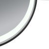 Купить Зеркало Qtap Gemini 800х700 с LED-подсветкой Touch, с антизапотеванием, с диммером, рег. темп. цвета (3000-6500K) Reverse QT2578R8072B в Киеве vannaja.kiev.ua
