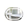 Купить Зеркало Qtap Gemini 650х900 с LED-подсветкой Touch, с антизапотеванием, с диммером, рег. темп. цвета (3000-6500K) Reverse QT2578R6590 в Киеве vannaja.kiev.ua