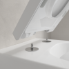 Купить Настенный квадратный унитаз подвесной к инсталляции Villeroy & Boch Collaro 4626HS01 с сидением, DirectFlush, белый в Киеве vannaja.kiev.ua