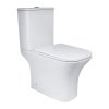 Купити Унітаз-компакт Qtap Presto Quadro безободковий з сидінням Soft-close QT24221215AW в Києві vannaja.kiev.ua