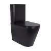 Купить Унитаз напольный Qtap Scorpio Ultra Quiet безободковый с сиденьем Soft-Close MATT BLACK QT14226088AMB в Киеве vannaja.kiev.ua