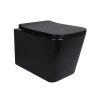 Купити Унітаз підвісний Qtap Tern New Ultra Quiet безобідковий з сидінням Soft-close MATT BLACK QT17332303ASMB в Києві vannaja.kiev.ua