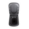 Купити Унітаз підвісний Qtap Tern New Ultra Quiet безобідковий з сидінням Soft-close MATT BLACK QT17332303ASMB в Києві vannaja.kiev.ua