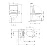 Купить Унитаз напольный Qtap Virgo Ultra Quiet безободковый с сиденьем Soft-Close WHITE QT18226092AW в Киеве vannaja.kiev.ua