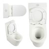 Купить Унитаз напольный Qtap Virgo Ultra Quiet безободковый с сиденьем Soft-Close WHITE QT18226092AW в Киеве vannaja.kiev.ua
