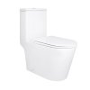 Купить Унитаз-моноблок напольный Qtap Kolibri Ultra Quiet безободковый с сиденьем Soft-close WHITE QT10226380W в Киеве vannaja.kiev.ua