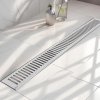 Купить Трап из нержавеющей стали Qtap Taurus FA500 линейный с сухим затвором в Киеве vannaja.kiev.ua