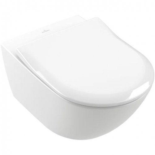 4670T001 + 9M78S101 Унитаз подвесной Villeroy & Boch Subway 3.0 безободковый с тонким сиденьем с микролифтом Купить 4670T001 + 9M78S101 Унитаз подвесной Villeroy & Boch Subway 3.0 безободковый с тонким сиденьем с микролифтом в Киеве vannaja.kiev.ua