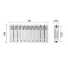 Радіатор біметалічний Thermo Alliance Bi-Ferrum 300/100 1,15 кг Купити Радіатор біметалічний Thermo Alliance Bi-Ferrum 300/100 1,15 кг в Києві vannaja.kiev.ua