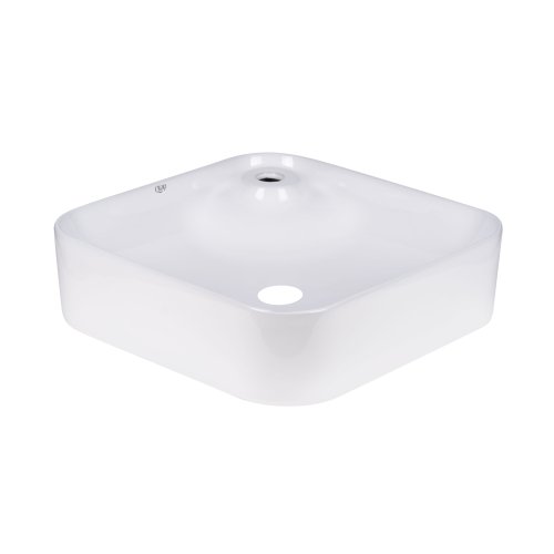Купити Раковина-чаша Qtap Stork 430x430x125 мм QT15116137W біла в Києві vannaja.kiev.ua