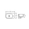 Купити Раковина Qtap Tern 450х250х158 White QT1711H02RW в Києві vannaja.kiev.ua