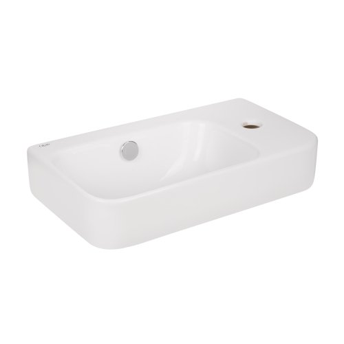 Купити Раковина Qtap Tern 450х250х158 White QT1711H02LW в Києві vannaja.kiev.ua
