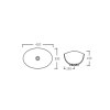 Раковина-чаша Qtap Dove 420x330x150 White QT06116062AW Купить Раковина-чаша Qtap Dove 420x330x150 White QT06116062AW в Киеве vannaja.kiev.ua