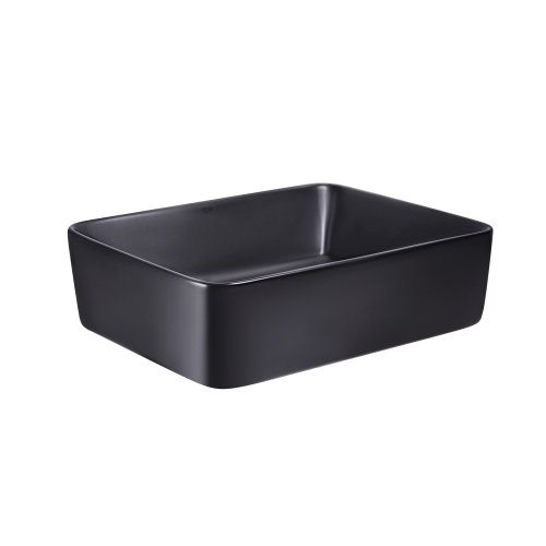 Купити Раковина-чаша Qtap Tern 480х370х135 Matt black QT176069MB в Києві vannaja.kiev.ua