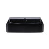 Купить Раковина Qtap Nando LT 500х420х130 Matt black QT12116146AMB в Киеве vannaja.kiev.ua